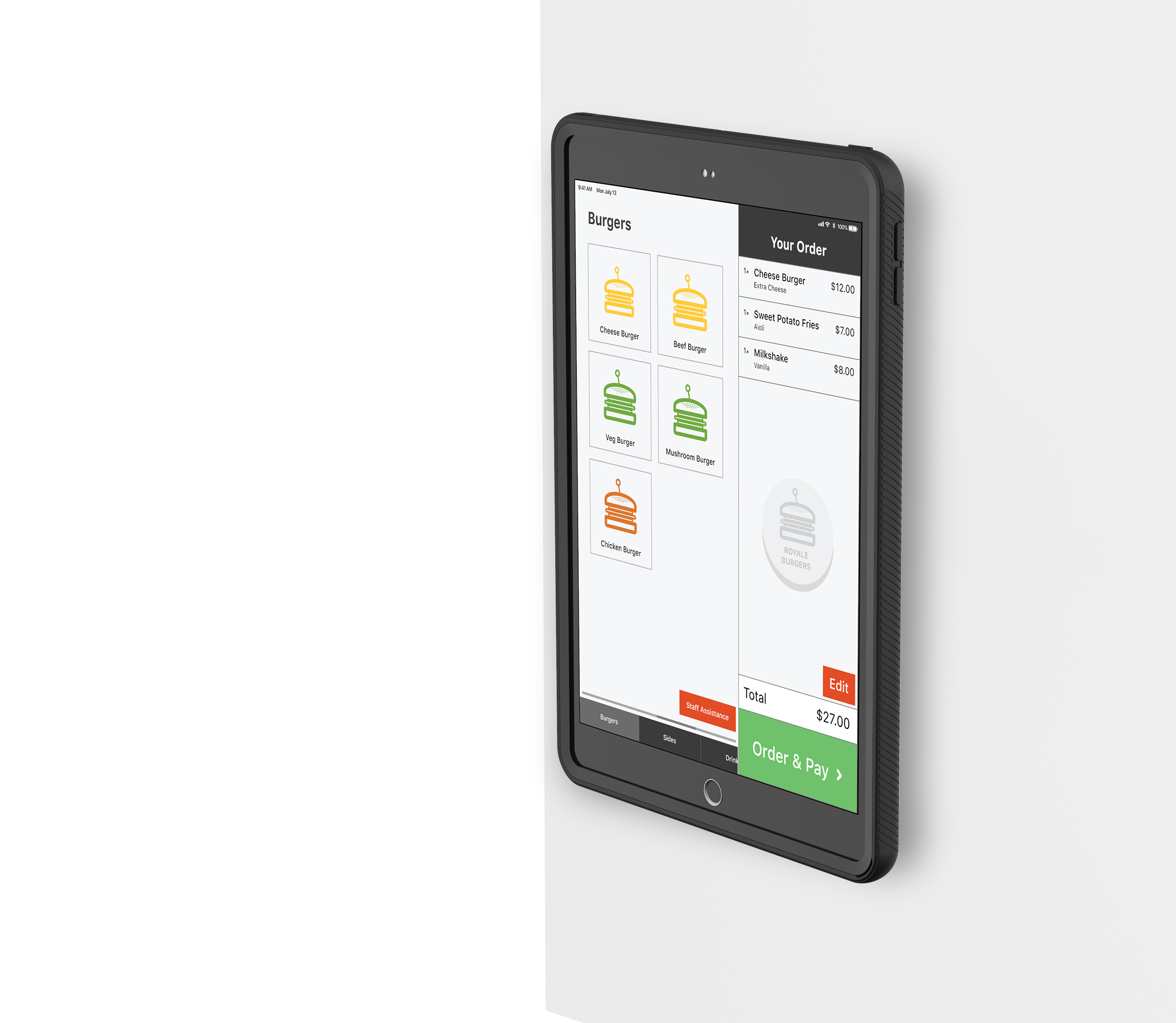 Rugged Case iPad 10.2" 7/8/9th Gen.